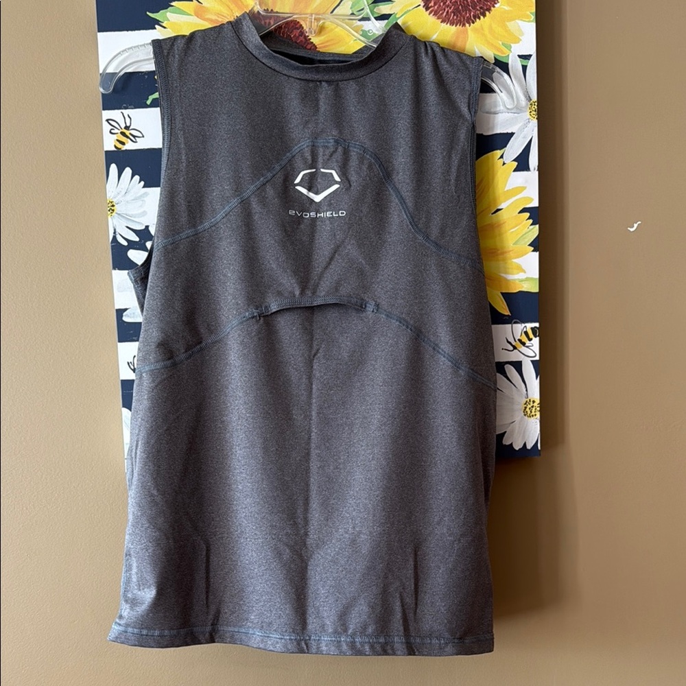 EvoShield Gray Sleeveless Athletic Top